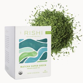 RISHI, GREEN TEA,OG2,MATCHA SUP 15 BAG                                                                                                                