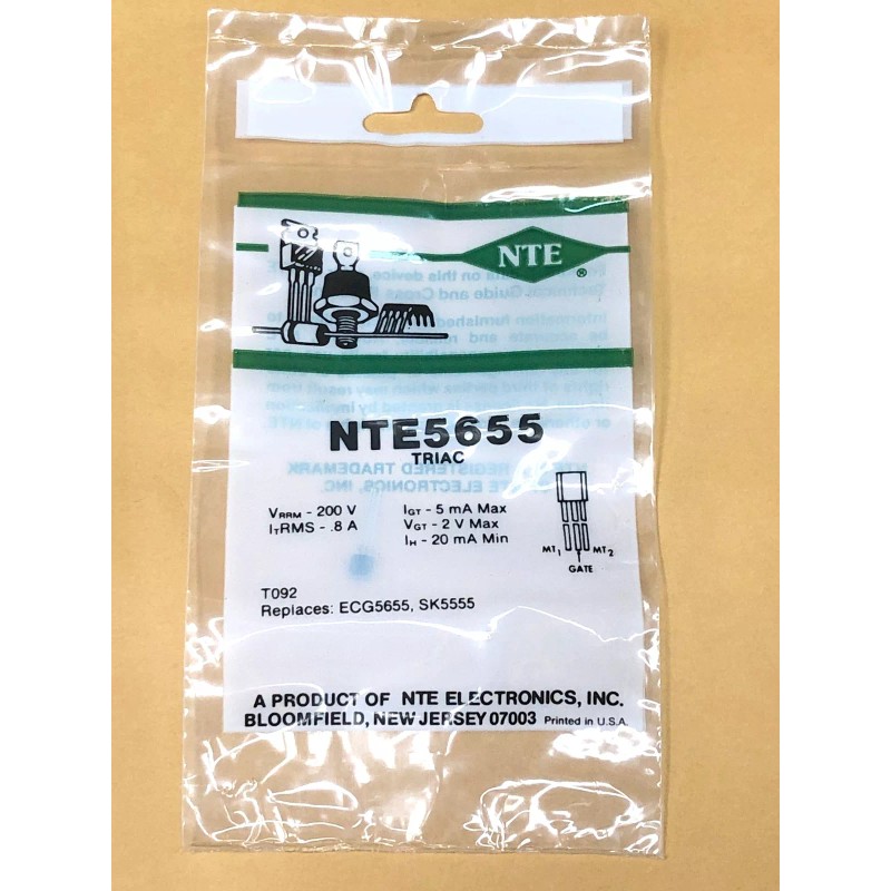 ECG / NTE NTE5655, 200V @ 0.8A Silicon 4 Mode