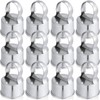Therwen 12 Pack Chain Link Fence Ring Cap for 2-3/8"
