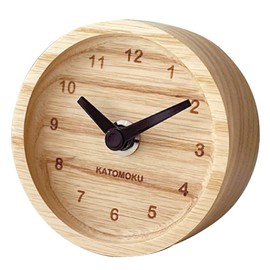 KATOMOKU mini clock km-125BR Ash Limited Edition Brown