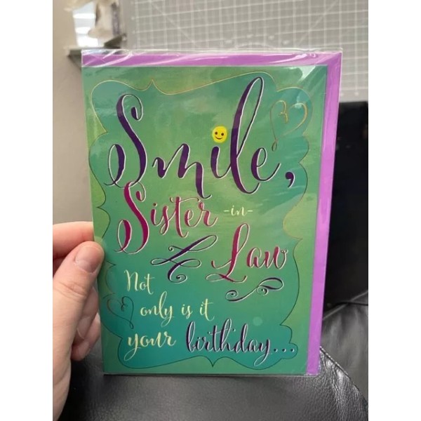 Special Thoughts Sister-In-Law Birthday Card W/ Envelope New!!!