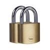 Yale - Y110B/40/122/2 Standard Security 40mm Brass Padlock, Pack of