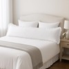 Empire Linen | Ruffled Body Pillowcase | Cotton Satin Weave