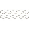 Dorman 800-801 Quick Connector Clips 4 Each-3/8 In., 1/2 In.,