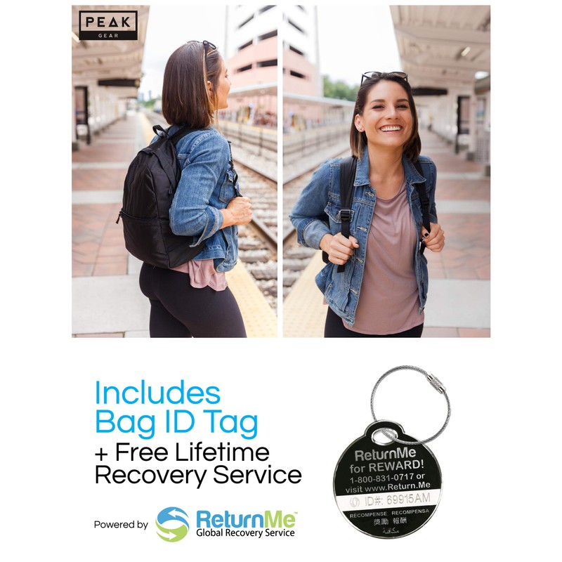 Peak Gear Foldable Backpack - Compact Packable Day Pack -