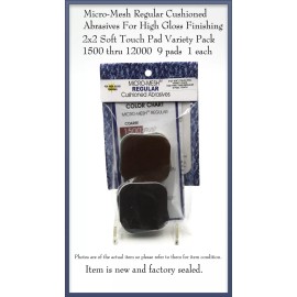 Micro-Mesh Micro Mesh Regular Cushioned Abrasives For High Gloss Finishing 1500 Thru 12000