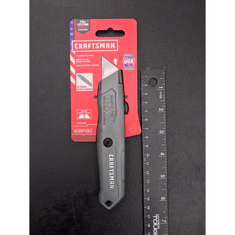 CRAFTSMAN Standard Utility Knife With 3 Blades