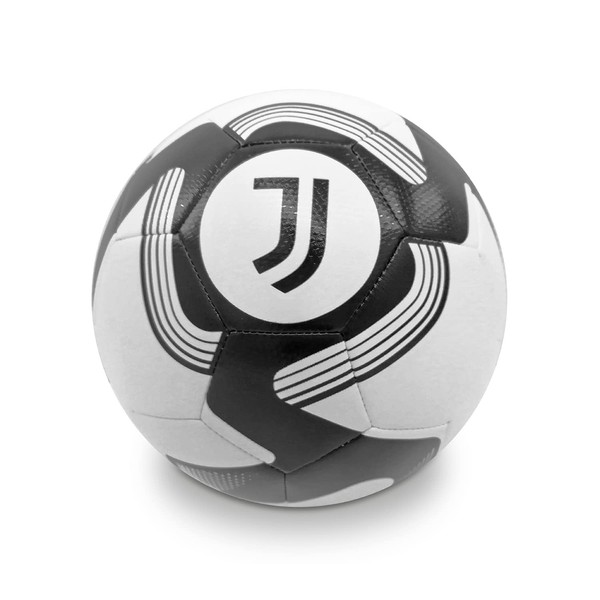 Mondo 13640 Sport-Pallone Da Calcio Cucito F.c. Juventus Football, Black/White, Size 5-410 g