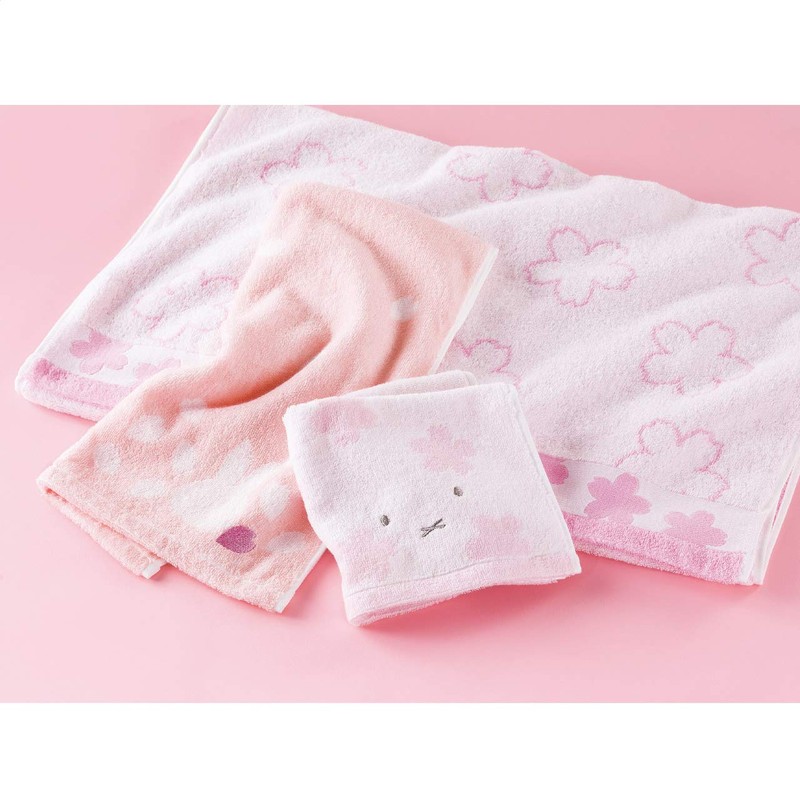 Nishikawa Miffy Towel Gift Set, 8.7 x 9.8 x 2.4