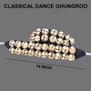 Dancing Bells Anklet Ghungroo with Colored Cushion Pad 2 Line