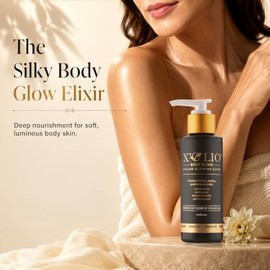 X'OLIO Body Elixir Nourishing Body Oil for Dry Skin, Silky Moisture with Botanical Oils & Vitamin E, Soft Radiant-Looking Glow, 4 fl oz
