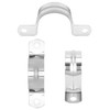 QWORK 1" Rigid Pipe Strap Clamp, 50 Pack Bracket Tube