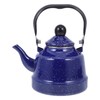 HEMOTON Enameled Tea Kettle with Handle Stovetop Tea Kettle Enamel