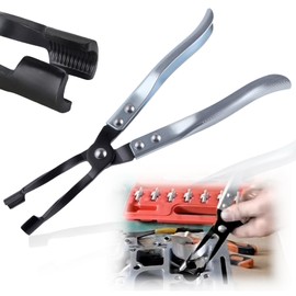 LEONTOOL Car Valve Seal Removal Tool, Long Valve Stem Seal Remover and Installer, Universal Valve Seal Pliers, Car Accessories for Motorcycle, Car, SUV, Small Engine Vehicle