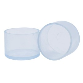 Treely 8Pcs Leg Tips Caps, 1 1/4 Inch Hardwood Floor Protectors Chair Leg Caps Furniture Feet Cover, Transparent