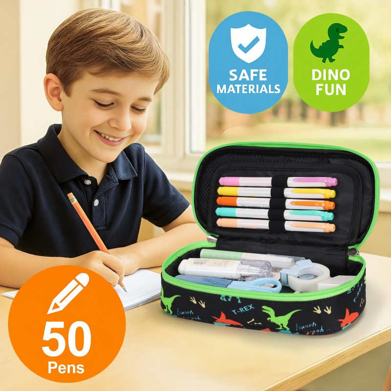 Cambond Pencil Case for Boys - Cute Pencil Case for