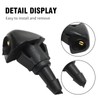 JUUDDENPARTS 2Pcs 76810-SEA-A01 Front Windscreen Washer Nozzles Replacement for Honda