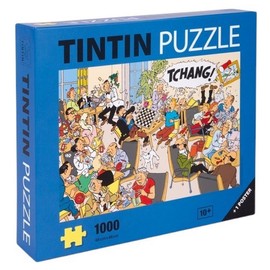 Puzzle 1000 Pieces Tintin, Tchang Ttin in Tibet + Poster 68 x 48 cm (81568)