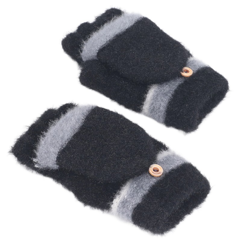 1 Pair USB Heated Gloves Half Finger Full Finger Double