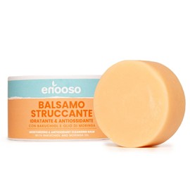 Enooso - Wasserdichter Make-up-Entferner für Gesicht und Augen, sofortige Linderung und Antioxidans, feuchtigkeitsspendender Make-up-Entferner mit Bakuchiol, Vitamin E, Moringaöl und Kokosnuss