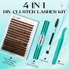 GEMERRY Brown Lash Extension Kit 30D/40D/60D/80D/100D/200D D Curl Lash Clusters