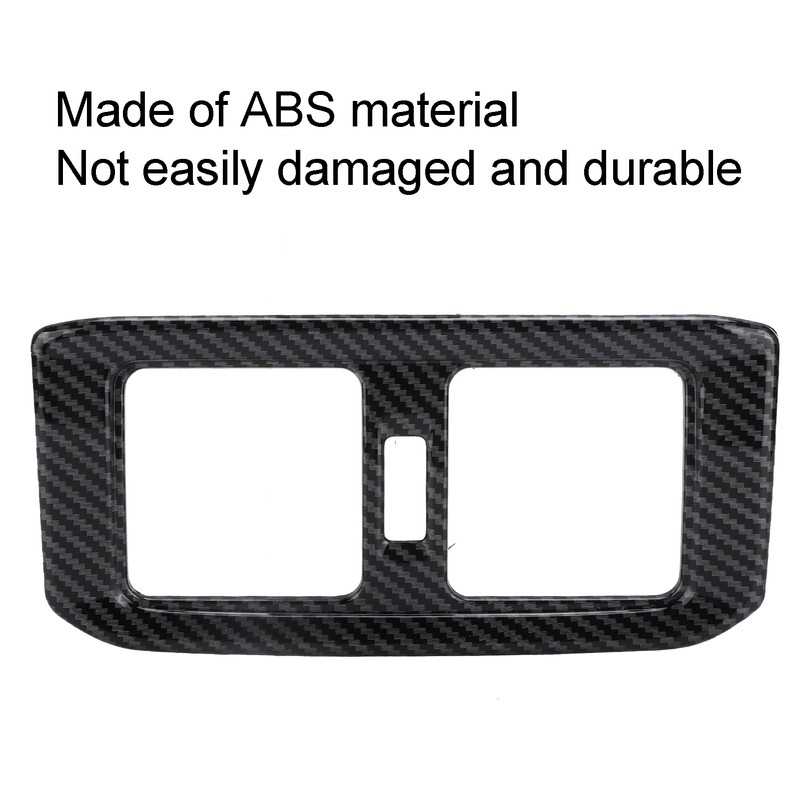 Rear Air Conditoner Outlet Vent Cover Panel Trim Carbon Fiber