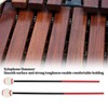 Marimba Mallet Xylophone Stick Hammer Wooden Handle Set Kit Instrument