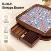 Deluxe Wooden Word Board Game, Extra Large 20" x 20"