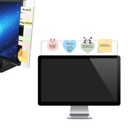 Computer Monitor Memo Board, Acrylic Monitor Monitor Memo Board, Monitors Memo Sidewall, Creative Acrylic Message Boards for Computer Monitors Side Panel (Left and Right)