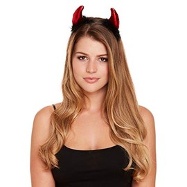 HENBRANDT Devil Horns With Fur Hairband