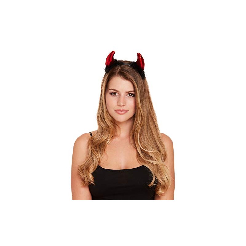 HENBRANDT Devil Horns With Fur Hairband
