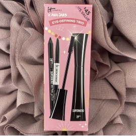 It Cosmetics Makeup Set Eye Defining Trio Set  Mascara Brow Pencil Gel Liner NEW