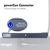 Rack Mount Gooseneck LED Light, 3 Dimmable Lamps, PowerCON Input,