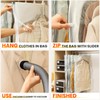 DUORAN Hanging Vacuum Storage Bags with Electric Pump - 6