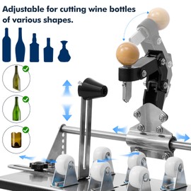 Wine Bottle Cutter,Glass Bottle Cutter kit,Glass Bottle Cutter Set Glass Bottle Cutter for All Shapes, Bottle Cutter Glass Cutter kit Round and Square, Wine Bottle Cutter Tools, Bottle DIY Craft Kit