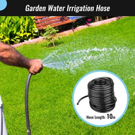 FLEXMAN PVC Garden Hose, ID 4mm OD 6mm, Heavy Duty Flexible Garden Water Irrigation Hose, Non Kinking Leakproof Lightweight Garden Hose for Home, Agriculture, Lawn, Garden, Industrial Irrigation(10 M)