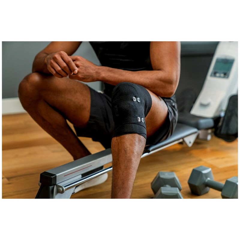 ACE Brand 3 Inch Elastic Bandage with with Clips, Black,