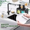 Kitchen Soap Dispenser,Hand and Dish Soap Dispenser and Spong Caddy
