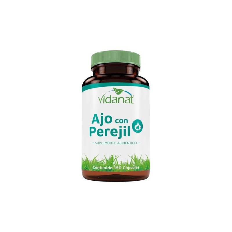 Ajo Con Perejil 150 Cáspsulas Vidanat Sabor Sin sabor