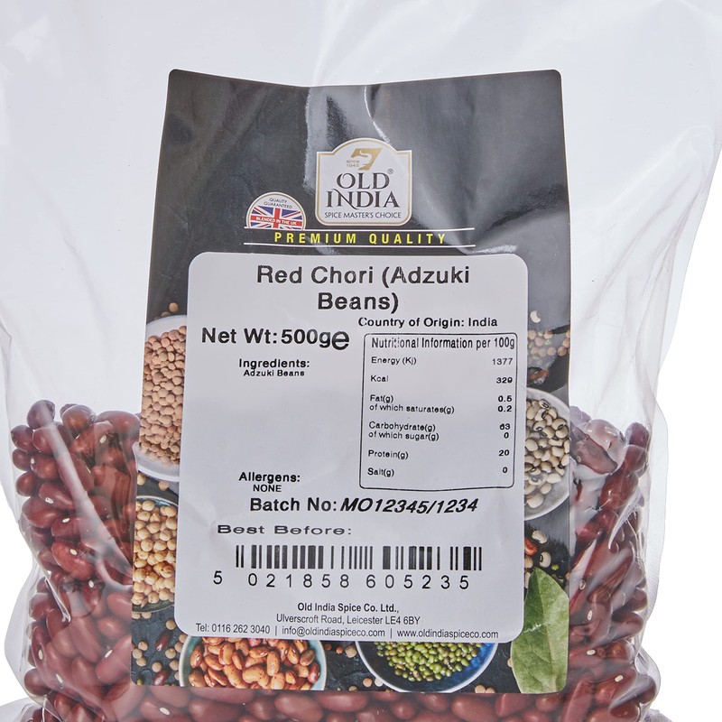Old India Red Chori (Adzuki Beans) 500g