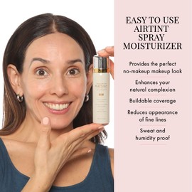 Jerome Alexander MagicMinerals AirTint Tinted Moisturizer AirBrush Spray Light Shade | Tinted Moisturizer Spray with Anti-Aging Ingredients