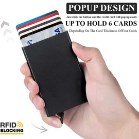 Business Card Case, Business Card Box, Aluminium Business Card Case, Business Card Case, Slim, Super Light Business Card Holder, Card Holder for Men and Women