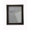 5X7-inch Matt Black and Silver Photo Frame Stands/Hangs Both Ways