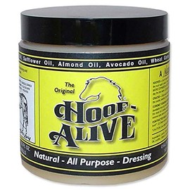 Hoof-Alive. Natural, All-Purpose Dressing Penetrates Hoof Wall and Living Tissue. Promotes Strong, Healthy Hoof Growth While Healing Water and Quarter Cracks. Non-Irritating. Petroleum-Free. (16)