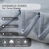 CAPT.SNOOZE Waterproof Dog Blankets Pet Blanket 50"x60", Soft Fluffy Sofa