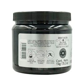 Gel fijador para cabello Lobo Negro. 1 Kg.