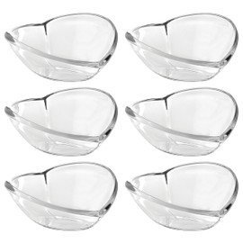 Barski Glass Bowl - Heart Shaped - Bowls - Set of 6 - for Fruit - Nuts - Salad - Dessert - Made in Europe