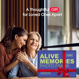 Digital Picture Frame, 10.1'' Frameo Digital Frame Wifi, 1280*800 HD Touch Screen, 32GB Memory, Wall Mountable Digital Photo Frame, Auto-Rotate, Share Instantly, Wedding, Birthday Gifts for Mom, Brown