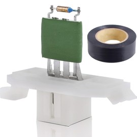 ZAMDOE 4Pin Blower Motor Fan Resistor Heater 12V for Ford B-Max B-Max C-Max for Ford Transit Custom Custom V362 Bus Van 1804471 AV1118B647AB for Focus with Insulating Tape