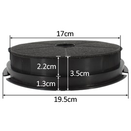 AcbbMNS 2 Pcs Activated Carbon Filters Range Hood Filters Compatible with Westinghouse and Chef Rangehoods